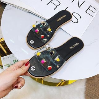 Dép quai ngang kèm phụ kiện