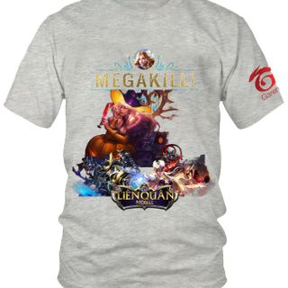 Áo Thun Liên Quân Mobile 3D Tướng Lauriel Skin Phù Thủy Bingo 7 Màu