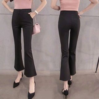 Quần ống rộng vải sạn