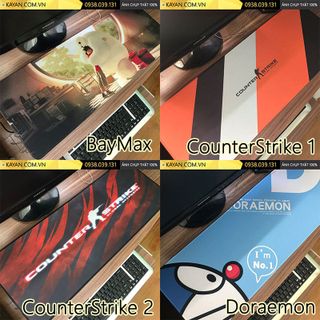 Hơn 200 mẫu - Lót chuột bàn di chuột mousepad cỡ lớn 80x30x03cm