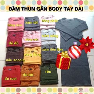 váy body tay dài