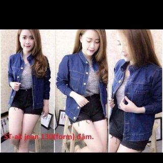 Khoác jean nưz