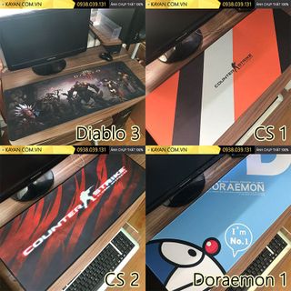 Hơn 200 mẫu - Lót chuột bàn di chuột mousepad cỡ lớn 80x30x03cm