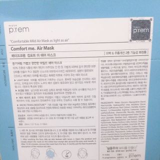 Mặt nạ giấy Make Prem Comfort Air Mask hộp/10 miếng