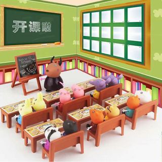 Bộ Đồ Chơi Lớp Học Heo peppa Pig 21 Nhân Vật
