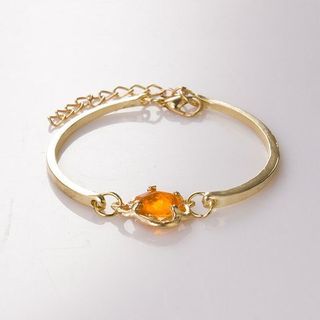 AH97 Vòng tay hoa hồng mạ vàng