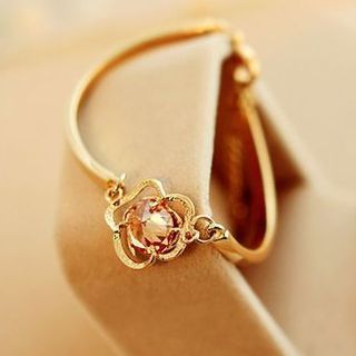 AH97 Vòng tay hoa hồng mạ vàng