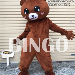 Mascot gấu brown