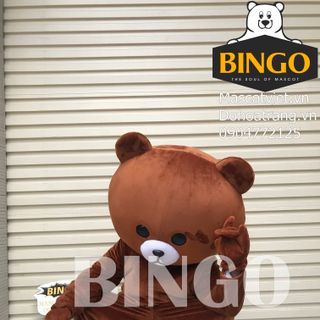Mascot gấu brown