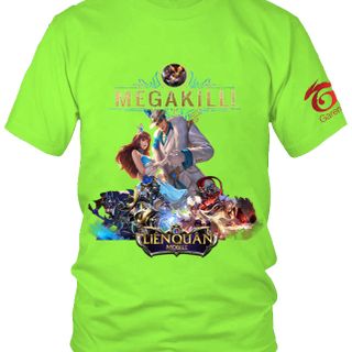 Áo Thun Liên Quân Mobile 3D Tướng Lữ Bố Skin Nam Vương 7 Màu