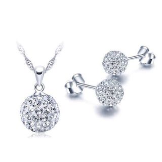 Dây chuyền bạc 925 nguyên bộ
