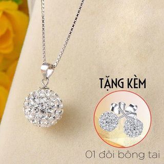 Dây chuyền bạc 925 nguyên bộ
