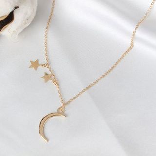 AH60 Dây chuyền trăng sao siêu dễ thương