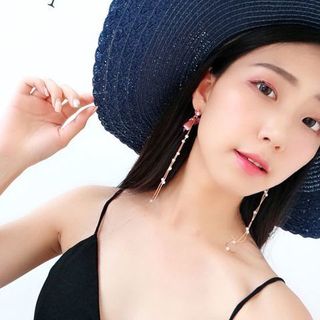 AH44 Bông tai nơ đài kiểu dáng vintage