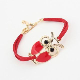 AH107 Vòng tay vải mặt cú 4 màu như hình