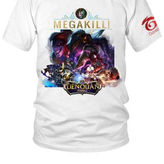 Áo Thun Liên Quân Mobile 3D Tướng Mganga Skin Hề Cung Đình 7 Màu