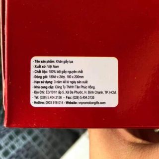 Khăn giấy lụa hộp rút 180 tờ 2 lớp