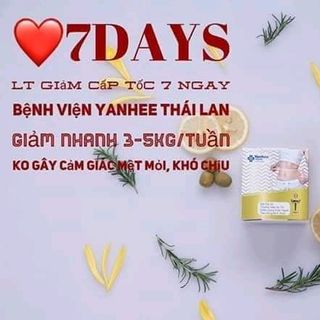 giảm cân cấp tốc 7day thái lan