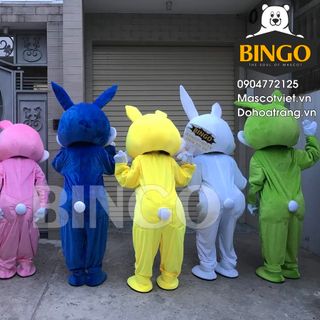 Mascot Con Thỏ 5 Màu Lựa Chọn