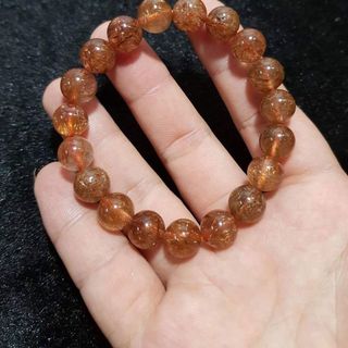 Vòng đá tự nhiên Tóc Nâu