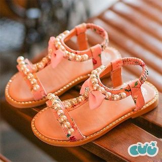 Sandal bé gái đính đá siêu xinh hàng có sẵn
