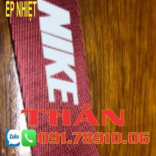 Tem nhãn size logo giầy dép balo găng tay ép nhiệt
