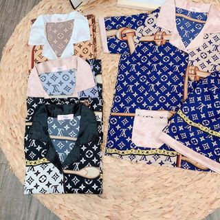 Đồ bộ Satin ngắn phối vải đẹp