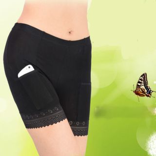 Quần lót dài mặc váy gắn vô tư có túi để tiền an toàn-100