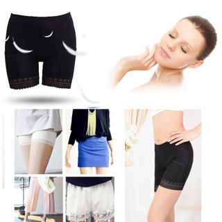 Quần lót dài mặc váy gắn vô tư có túi để tiền an toàn-100