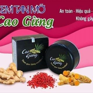 CAO GỪNG TAN MỠ BỤNG