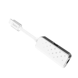 Hoco - Jack chuyển đổi 2 in 1 LS11 Lightning - 1 đầu sạc Lightning - 1 đầu tai nghe 35