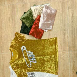 Áo nhung và bẹt cổ nữ