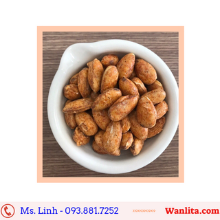 Nhân hạnh nhân Mỹ tẩm vị cay tách vỏ