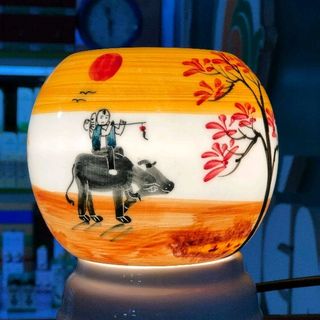 Đèn xông tinh dầu gốm sứ Bát Tràng