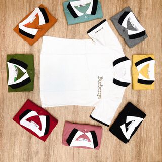 Áo thun cổ bẻ xuông