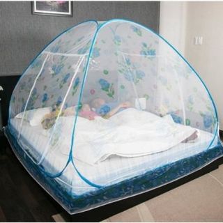 Mùng Chụp Không Đáy 1m8 Hoa Văn