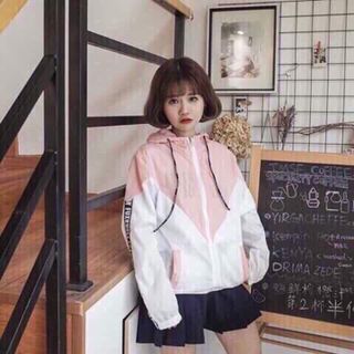 ÁO KHOÁC NỮ PHỐI CHỮ TAY ĐẸP