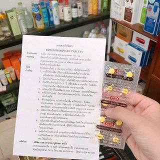 Thuốc chống say xe thần thánh Thái Lan Dimenhydrinate