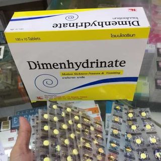 Thuốc chống say xe thần thánh Thái Lan Dimenhydrinate