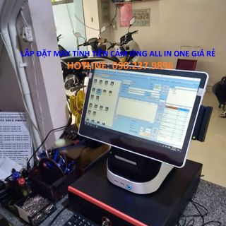 Máy tính tiền All In One cho quán cafe giá rẻ tại Vĩnh Long giá sỉ