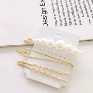 set kẹp ngọc trai 3 cái