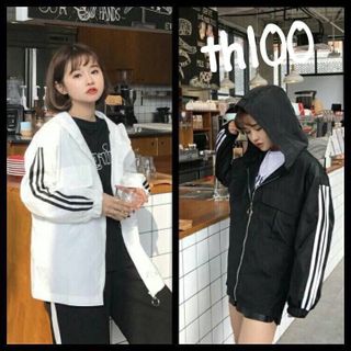 ÁO KHOÁC DÙ NAM NỮ 3 SỌC