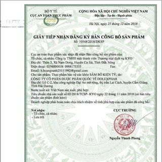 Sâm bổ kiện tỳ tăng cân an toàn