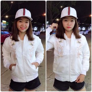 ÁO KHOÁC NỮ THÊU HOA