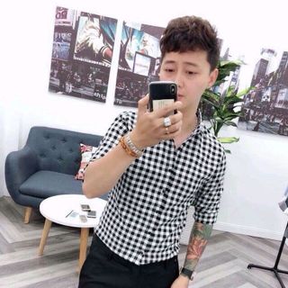 áo sơmi caro nam