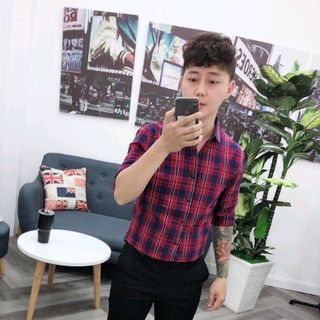 áo sơmi caro nam