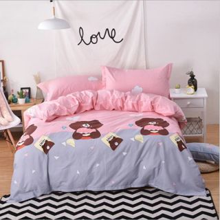 Chăn ga gối cotton Demi 100 cotton