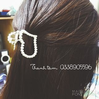 Set kẹp tóc ngọc trai