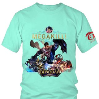 Áo Thun Liên Quân Mobile 3D Tướng Superman Skin Chúa Tể Công Lý 7 Màu
