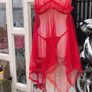 váy ngủ xuyên thấy 2 dây sexy VN1